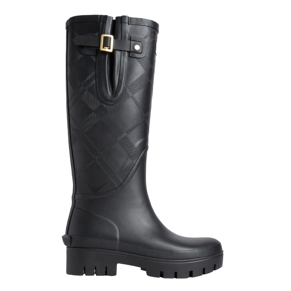 Leighton Tartan gummistøvler – Black